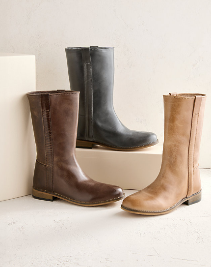 Mid calf boots